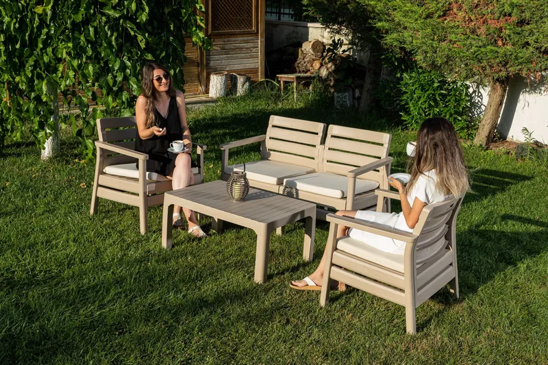 Momira Loungegrupp utomhus - Desert Beige - Utemöbler - Utegrupp - Loungegrupp