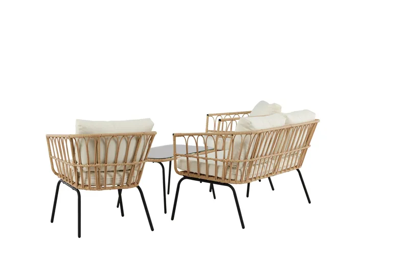 Ortigia Soffgrupp Utomhus 4-sits - Natur - Utemöbler - Utegrupp - Loungegrupp