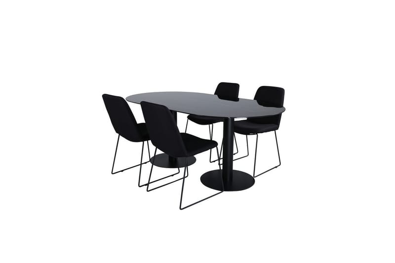 Oval Dining Set Pillan, Muce