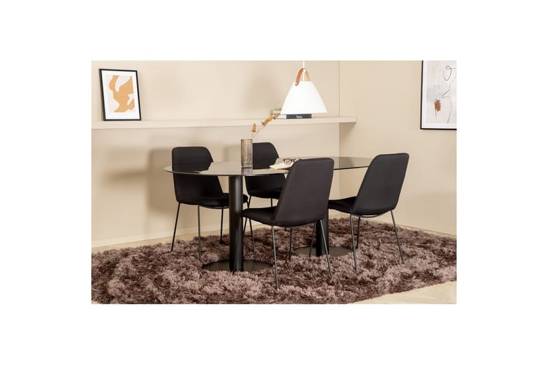 Oval Dining Set Pillan, Muce - Utemöbler - Utegrupp - Matgrupper utomhus