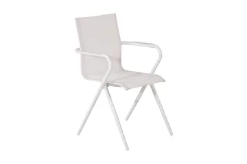 Parma Matgrupp Rund Ø90cm + 2 Alina Matstolar Svart - Svart - Utemöbler - Utegrupp - Matgrupper utomhus