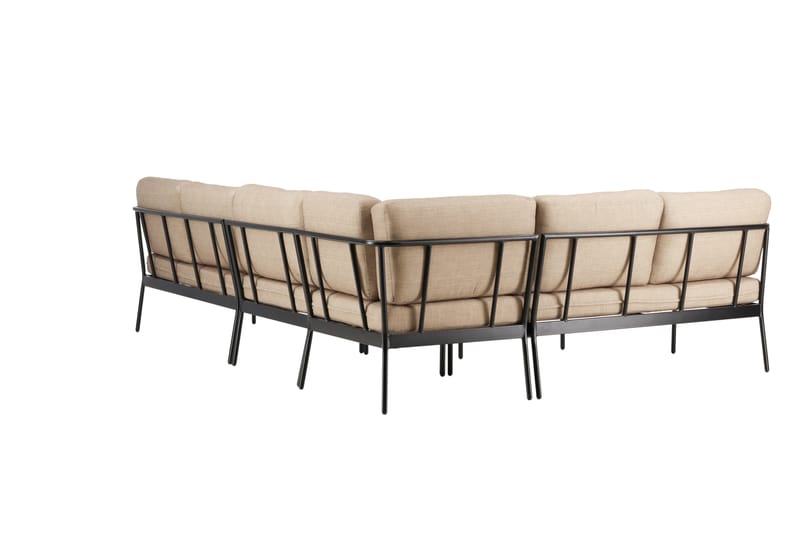Pehnna Soffgrupp Utomhus 5-sits - Svart - Utemöbler - Utegrupp - Loungegrupp
