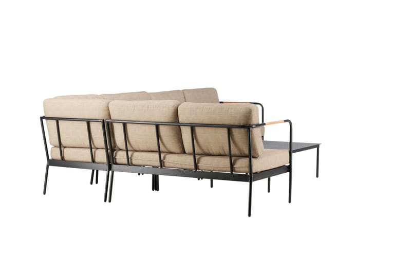 Pehnna Soffgrupp Utomhus 5-sits - Svart - Utemöbler - Utegrupp - Loungegrupp
