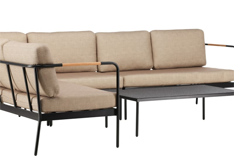 Pehnna Soffgrupp Utomhus 5-sits - Svart - Utemöbler - Utegrupp - Loungegrupp