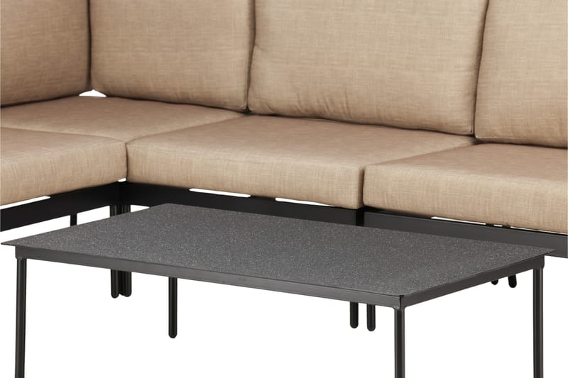 Pehnna Soffgrupp Utomhus 5-sits - Svart - Utemöbler - Utegrupp - Loungegrupp