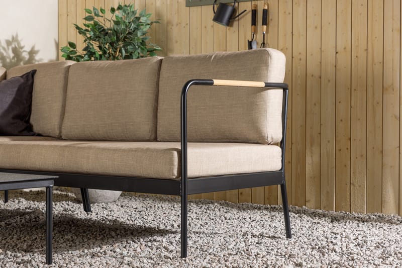 Pehnna Soffgrupp Utomhus 5-sits - Svart - Utemöbler - Utegrupp - Loungegrupp