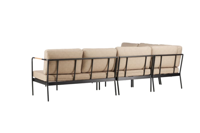 Pehnna Soffgrupp Utomhus 5-sits - Svart - Utemöbler - Utegrupp - Loungegrupp