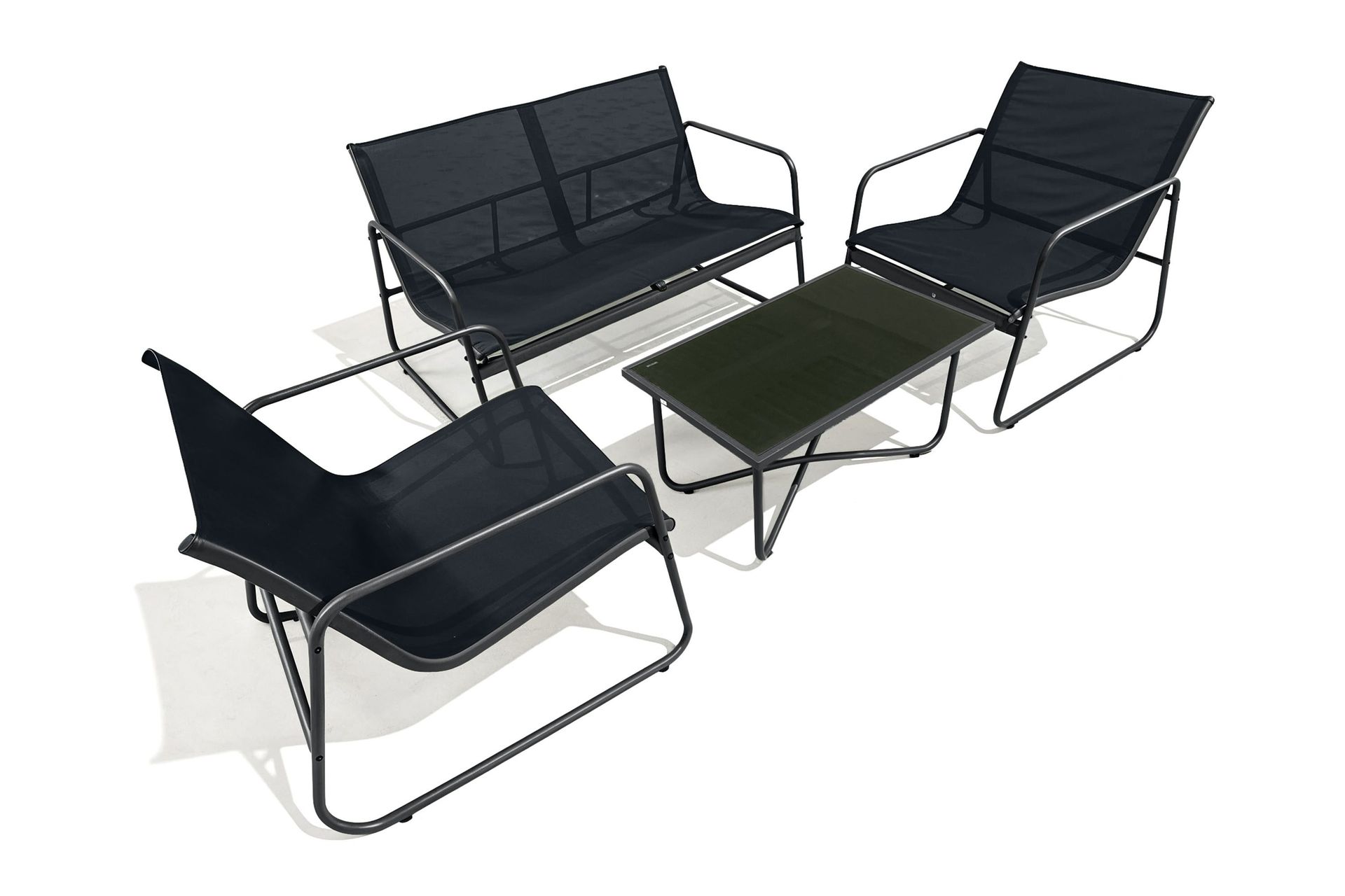 pelanda loungegrupp utomhus - svart