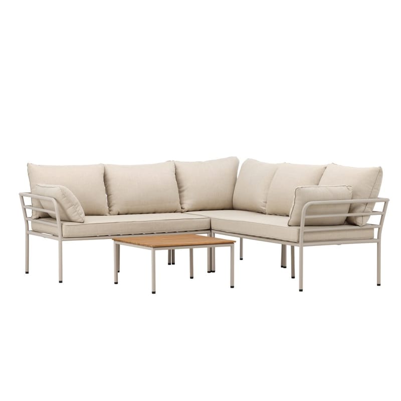 Penh Soffgrupp Utomhus 5-sits - Beige - Utemöbler - Utegrupp - Loungegrupp