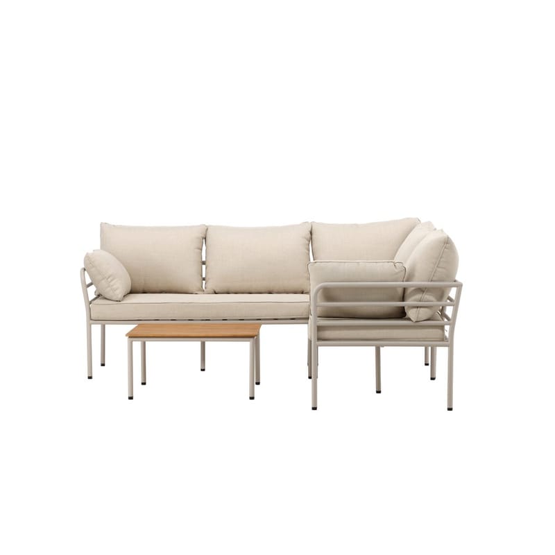 Penh Soffgrupp Utomhus 5-sits - Beige - Utemöbler - Utegrupp - Loungegrupp