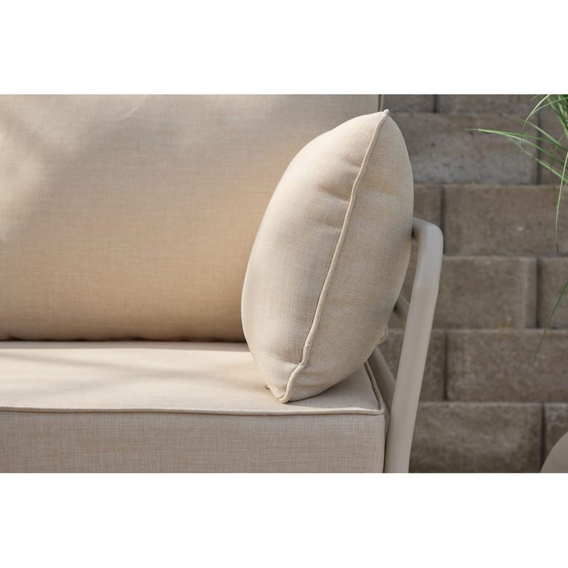 Penh Soffgrupp Utomhus 5-sits - Beige - Utemöbler - Utegrupp - Loungegrupp