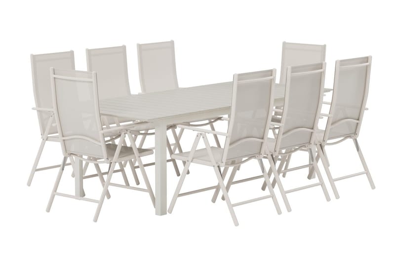 Rektangulärt matbord Levels 229 cm Utomhus med 8 Break Karmstol - Utemöbler - Utegrupp - Matgrupper utomhus