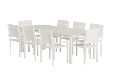 Rektangulärt matbord Levels 229 cm Utomhus med 8 Matstol Levels - Utemöbler - Utegrupp - Matgrupper utomhus