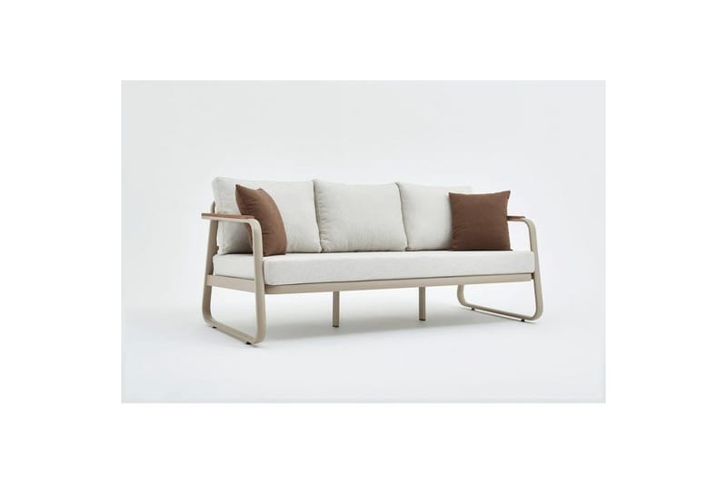Rio Soffgrupp Utomhus 6-sits Beige - Beige - Utemöbler - Utegrupp - Loungegrupp