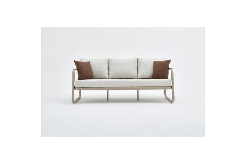 Rio Soffgrupp Utomhus 6-sits Beige - Beige - Utemöbler - Utegrupp - Loungegrupp
