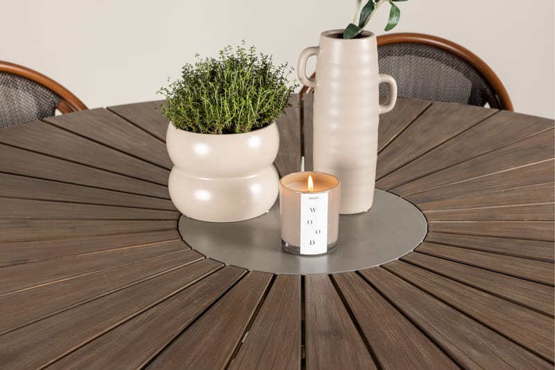 Rosario Matgrupp Utomhus 140 cm Rund med 6 GUARDA Utestolar - Utemöbler - Utegrupp - Matgrupper utomhus