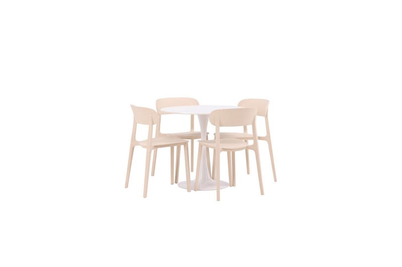 Round Dining Set Hamden, Åstol - Utemöbler - Utegrupp - Matgrupper utomhus