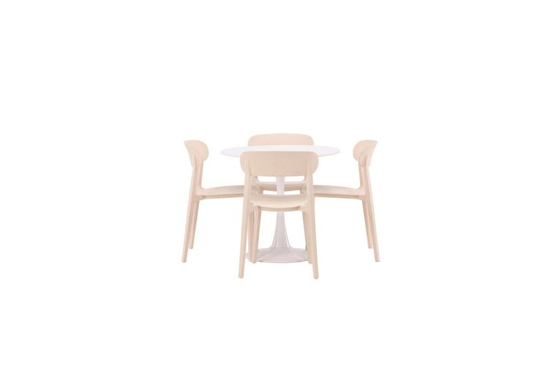 Round Dining Set Hamden, Åstol - Utemöbler - Utegrupp - Matgrupper utomhus