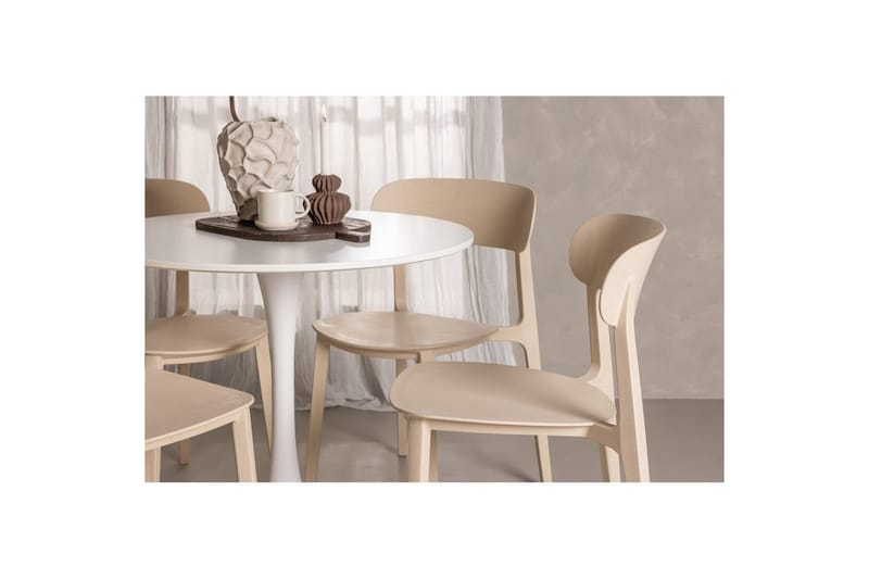 Round Dining Set Hamden, Åstol - Utemöbler - Utegrupp - Matgrupper utomhus