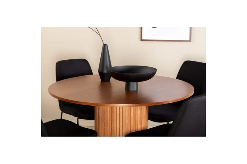 Rund Matgrupp Bianca, Muce - 100x75 - Utemöbler - Utegrupp - Matgrupper utomhus