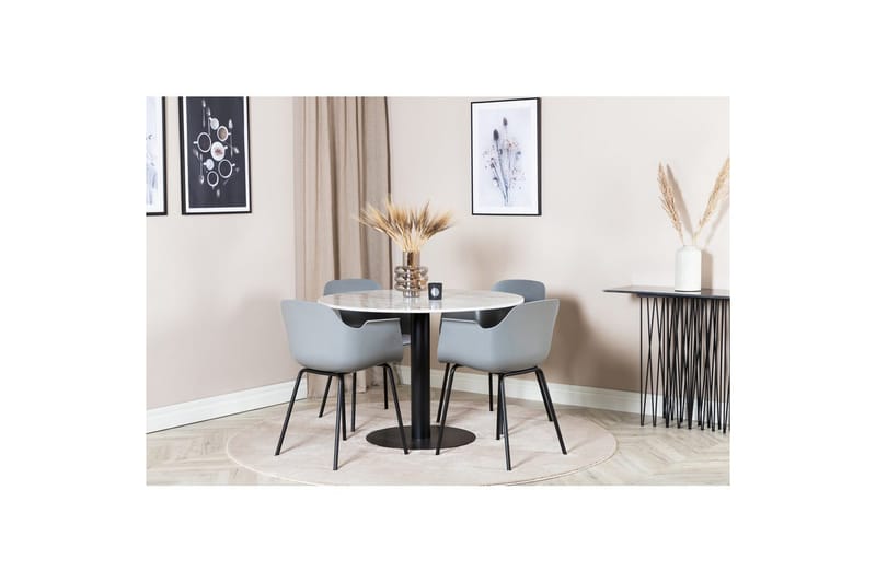 Rund Matgrupp Estelle, Comfort - Utemöbler - Utegrupp - Matgrupper utomhus