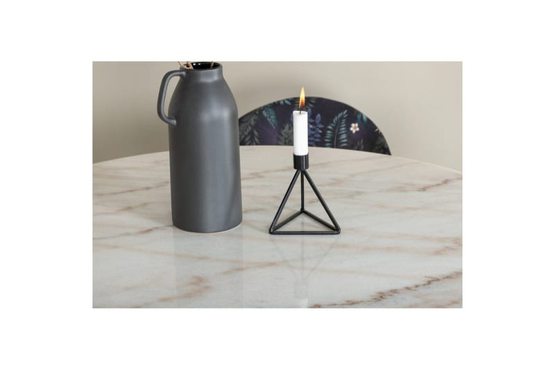 Rund Matgrupp Estelle Svart, Vault - Grön - Utemöbler - Utegrupp - Matgrupper utomhus