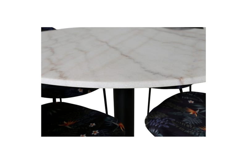 Rund Matgrupp Estelle Svart, Vault - Grön - Utemöbler - Utegrupp - Matgrupper utomhus