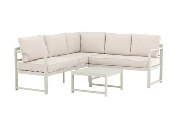 Salvador Soffgrupp Utomhus 4-sits - Svart - Utemöbler - Utegrupp - Loungegrupp