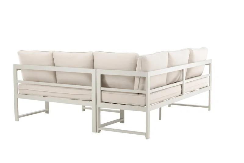 Salvador Soffgrupp Utomhus 4-sits - Svart - Utemöbler - Utegrupp - Loungegrupp