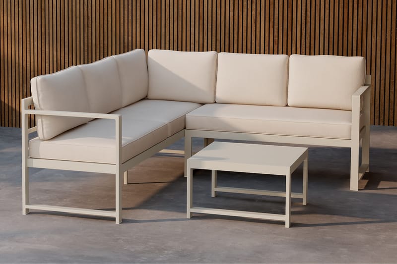 Salvador Soffgrupp Utomhus 4-sits - Svart - Utemöbler - Utegrupp - Loungegrupp