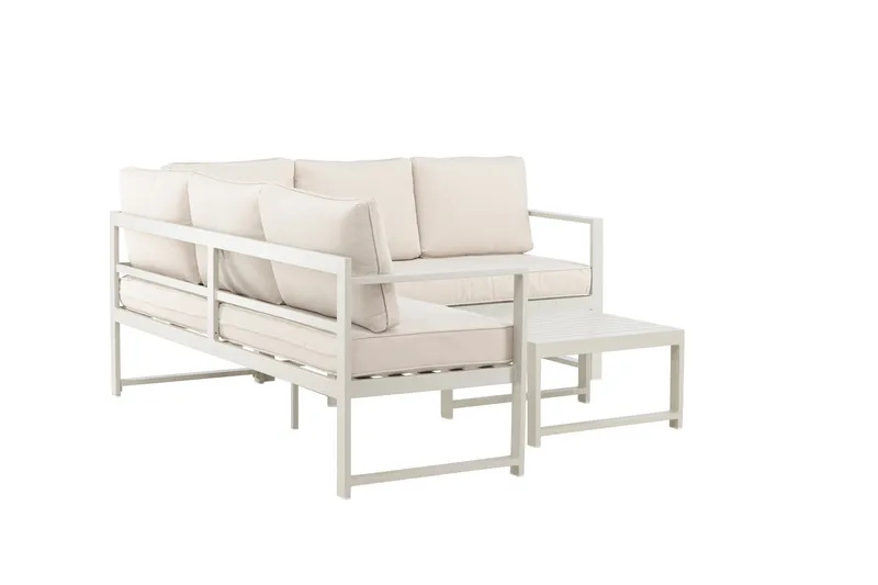 Salvador Soffgrupp Utomhus 4-sits - Svart - Utemöbler - Utegrupp - Loungegrupp