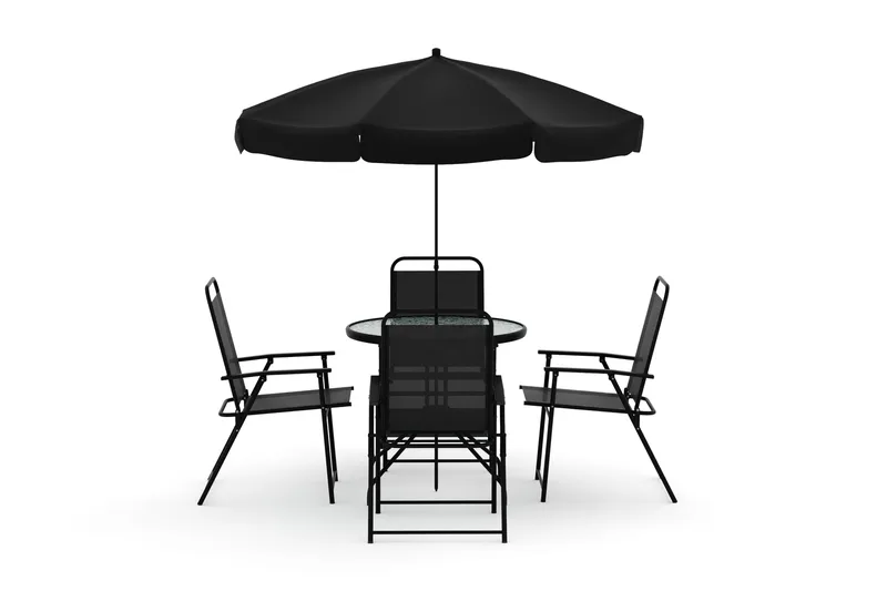 Samra Matgrupp Utomhus 4-sits - Svart - Utemöbler - Utegrupp - Matgrupper utomhus
