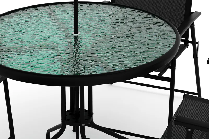 Samra Matgrupp Utomhus 4-sits - Svart - Utemöbler - Utegrupp - Matgrupper utomhus