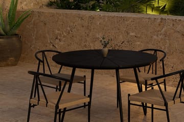 San Vito Matbord Utomhus 120 cm med 4 Matstol Alfons - Utemöbler - Utegrupp - Matgrupper utomhus
