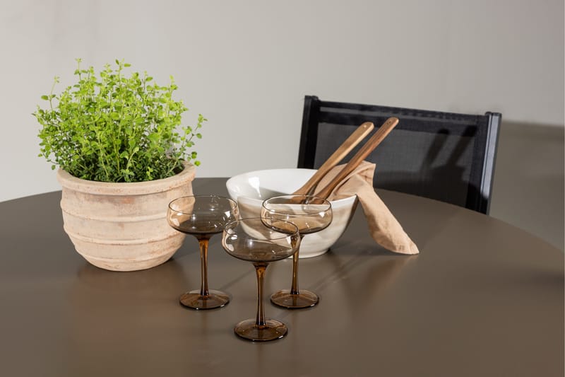 Santa Fe Matgrupp Utomhus + 4 Copacabana Utestolar - Brun - Utemöbler - Utegrupp - Matgrupper utomhus