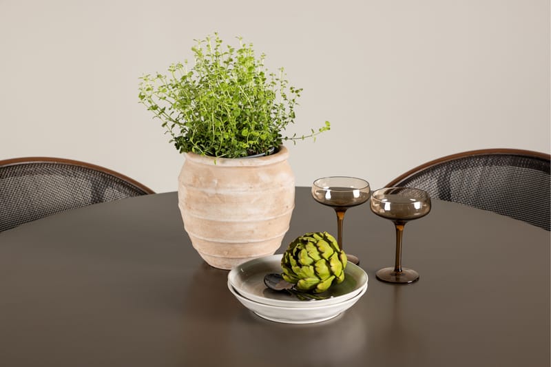 Santa Matgrupp Utomhus 120 cm Rund med 4 Vila Real Utestolar - Utemöbler - Utegrupp - Matgrupper utomhus