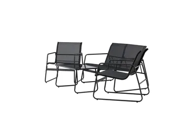 Scopello Soffgrupp Utomhus 4-sits - Svart - Utemöbler - Utegrupp - Loungegrupp