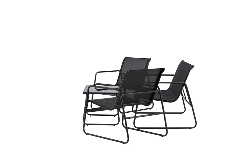Scopello Soffgrupp Utomhus 4-sits - Svart - Utemöbler - Utegrupp - Loungegrupp