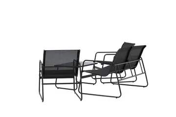Scopello Soffgrupp Utomhus 4-sits - Svart - Utemöbler - Utegrupp - Loungegrupp