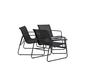 Scopello Soffgrupp Utomhus 4-sits - Svart - Utemöbler - Utegrupp - Loungegrupp