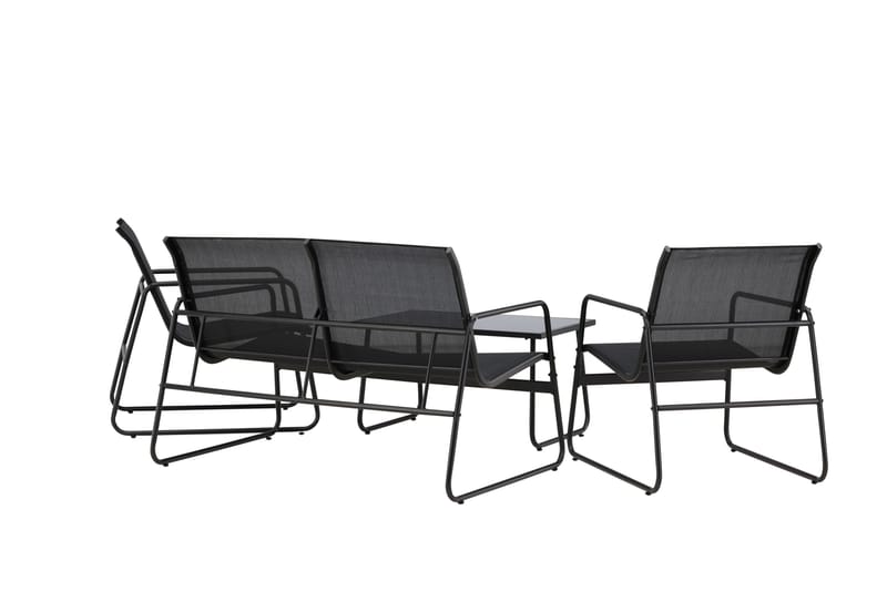 Scopello Soffgrupp Utomhus 4-sits - Svart - Utemöbler - Utegrupp - Loungegrupp