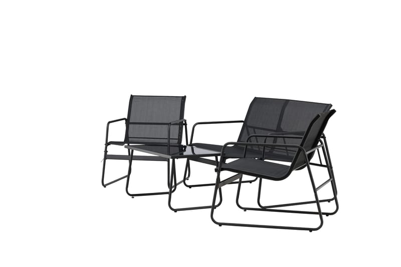 Scopello Soffgrupp Utomhus 4-sits - Svart - Utemöbler - Utegrupp - Loungegrupp