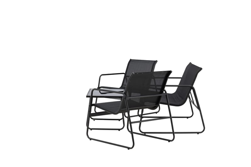 Scopello Soffgrupp Utomhus 4-sits - Svart - Utemöbler - Utegrupp - Loungegrupp
