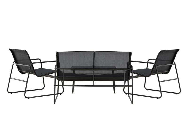 Scopello Soffgrupp Utomhus 4-sits - Svart - Utemöbler - Utegrupp - Loungegrupp