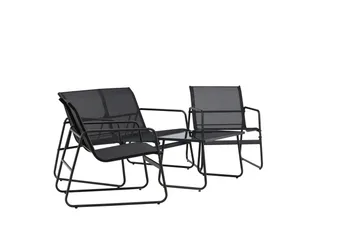 Scopello Soffgrupp Utomhus 4-sits - Svart - Utemöbler - Utegrupp - Loungegrupp