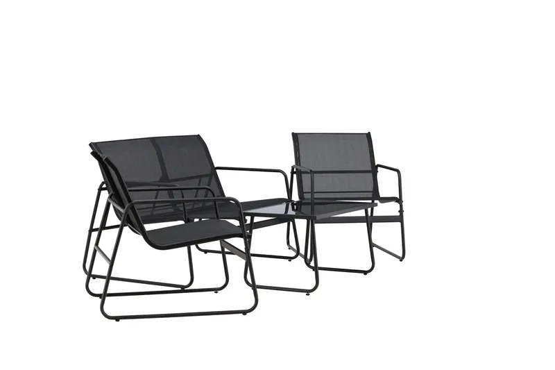 Scopello Soffgrupp Utomhus 4-sits - Svart - Utemöbler - Utegrupp - Loungegrupp