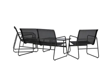 Scopello Soffgrupp Utomhus 4-sits - Svart - Utemöbler - Utegrupp - Loungegrupp