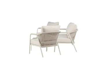 Sicily Soffgrupp Utomhus 4-sits - Beige - Utemöbler - Utegrupp - Loungegrupp