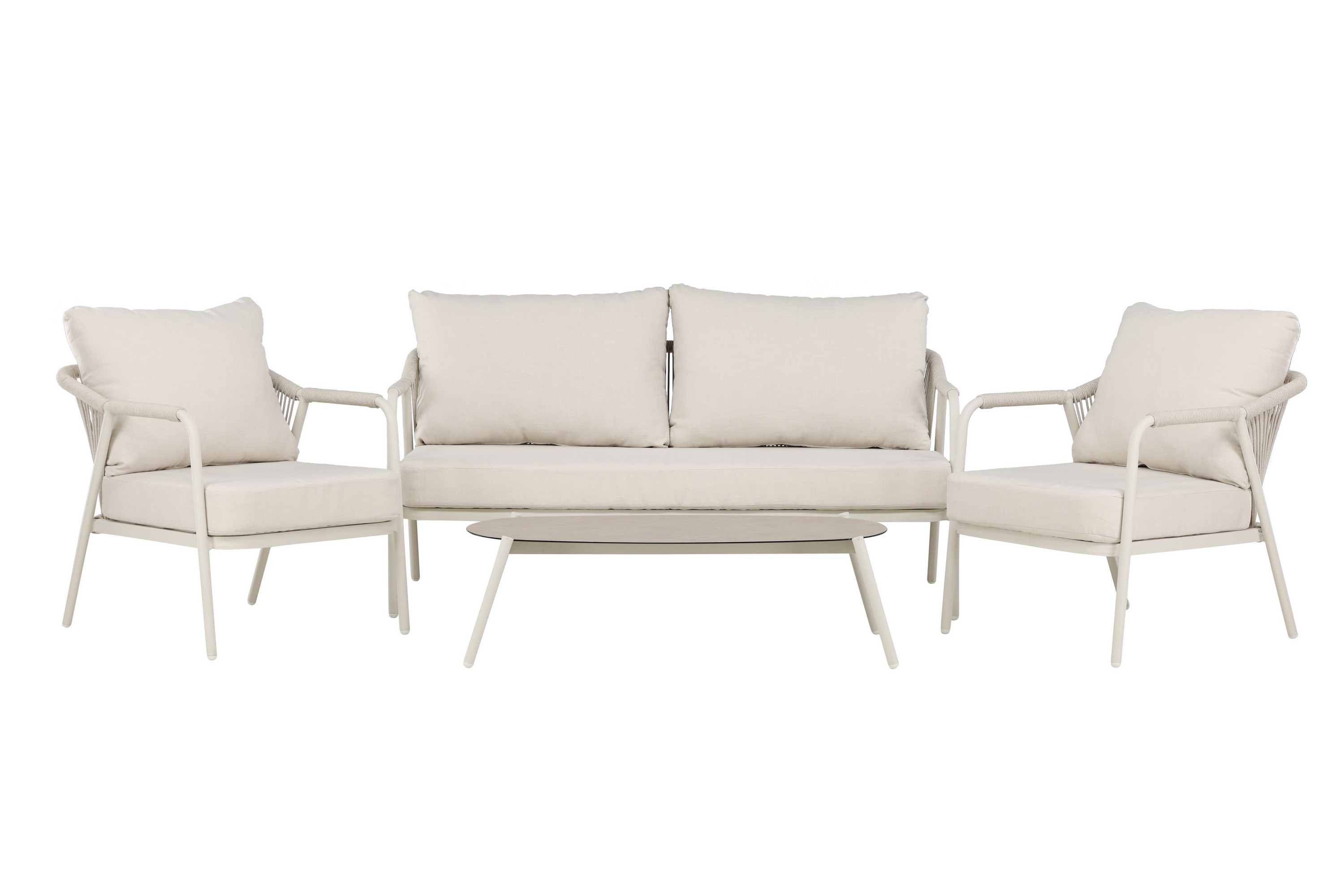 sicily soffgrupp utomhus 4-sits - beige