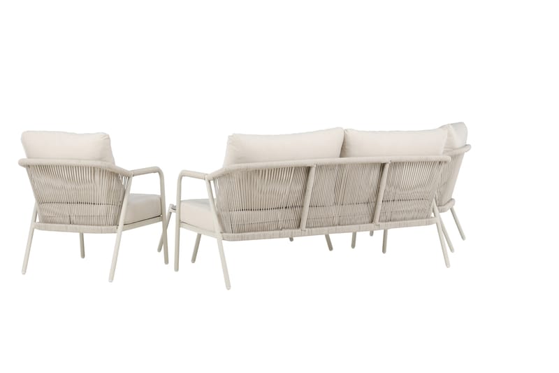 Sicily Soffgrupp Utomhus 4-sits - Beige - Utemöbler - Utegrupp - Loungegrupp